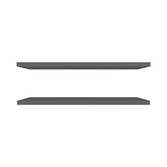 Greer Floating Shelf in Melamine x2, Grey