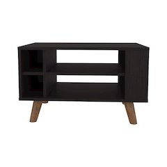 Bouse Coffee Table with Open Storage,Wengue