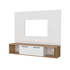 Lesslie Entertainment Center Multistorage and Cable Management