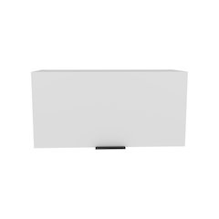 Coolidge Pull-Up Wall Cabinet, Compact Design, Single Shelf, Modern Style,White
