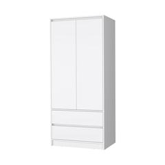 Avra 2 Drawers Armoire, 2-Door, Hanging Rod