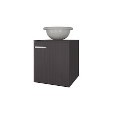 Pirtleville  Bathroom Vanity with Integrated Sink and Faucet, Wengue