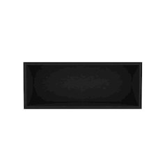 Hard Rock Wall Cabinet in Melamine with Open Storage, White