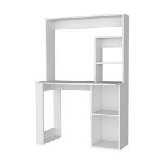 Carroll Computer Desk with Hutch and Storage Shelves