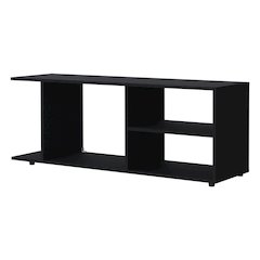 Tubac TV Rack in Melamine With Open Storage, Wenge