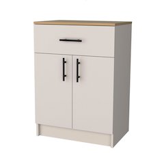 Cope kitchen Pantry in melamine with 2 doors and 1 drawer.