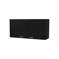 Nakya Kitchen Wall Cabinet with 2 Doors, Wenge