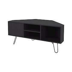 Fredonia Tv Stand 65" with a Door and Open Storage, Wengue