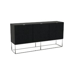 Vizzione Buffet In Gray Oak Veneer With Storage