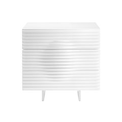 Moon Dresser In White High Gloss