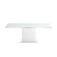 Bianca Dining Table With White Base And White Top