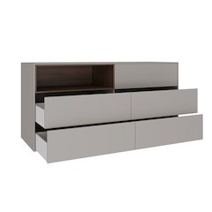 Santino Dresser In Taupe Matte