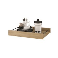 Noa Console Table In Oak Laminate With Storage