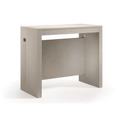 Erika Extendable Console Table In Beige Textured Melamine