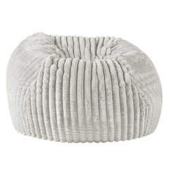 Sky Luxe 40 inch Minky Dove Grey Memory Foam Lounger