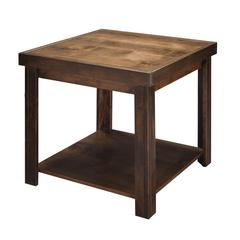 24" Side Table, Whiskey Finish