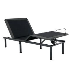 Twin Size Quick Assembly Adjustable Bed Frame with Voice Activated Controls