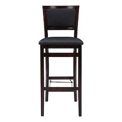 Merlot Bar Stool with Foldable Backrest and Cushioned Seat for Kitchen