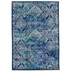Emerald Duluth Navy & Teal 3.3x5, Rug