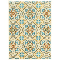 Trio Ettie Ivory & Blue 5x7, Rug