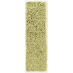 New Flokati 1400gram Lime Green 2.4x8.6, Rug