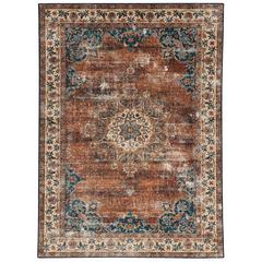 Washable Foster Russet/Ivory 5x7, Rug