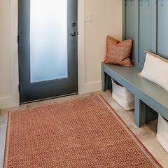 Outdoor Washable Estero Orange & Ivory 3' X 5', Rug