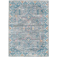 Washable Barron Grey/Green 2x3, Rug