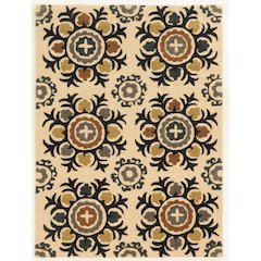 Trio Suzanni Ivory & Multi 5x7, Rug