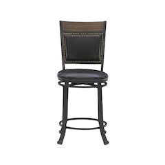 Franklin Swivel 24 inch Counter Stool Brown