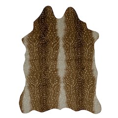 FAUX HIDE MINI ANTELOPE BEIGE WHITE, Rug