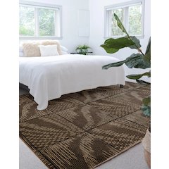 Milan Marcel Brown & Beige 8x10.4, Rug