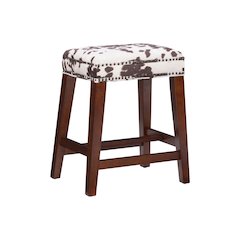 Walt Brown Cow Print Counter Stool