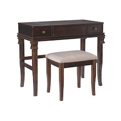 Angela Walnut Vanity Set