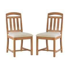 Wilmer Side Chair Brown Set Of 2