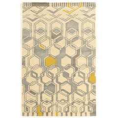 Aspire Wool Geo Ivory & Grey 8x11, Rug