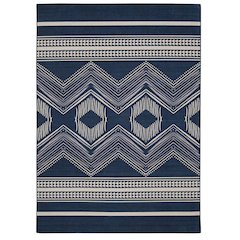 Outdoor Washable Boynton Navy & Ivory 2' X 3', Rug