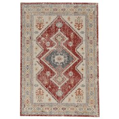 Great Zero Koble Ivory & Rust 8x10, Rug
