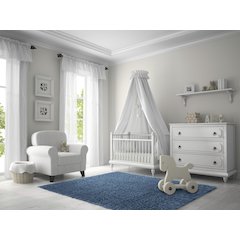 New Flokati 1400gram Denim Blue 3.6x5.6, Rug