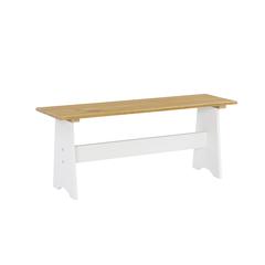 Linson Large Backless Bench Honey White