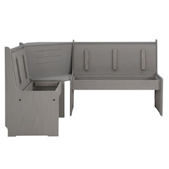 Waldron Corner Nook Set Grey Kit