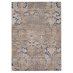 Outdoor Washable Ocala Navy & Sand 3' X 5', Rug