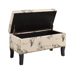 Stephanie Ottoman Botanical Linen