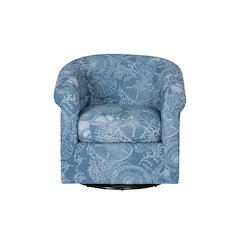 Bonnie Swivel Club Chair, Coastal