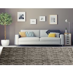 Platinum RawIron Gray & Black 8x11, Rug