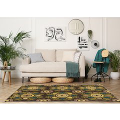 Trio Suzanni Chocolate & Multi 5x7, Rug