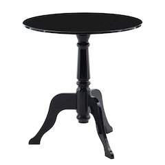 Black Acrylic End Table