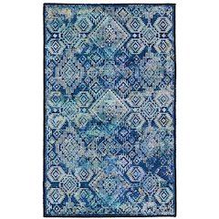 Emerald Duluth Navy & Teal 2.2x3.2, Rug
