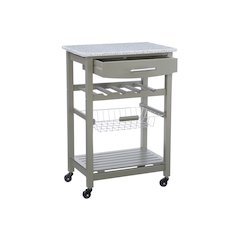 Roger Gray Kitchen Island Granite Top