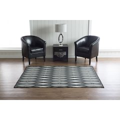 Salonika ReversibleDiamond Grey 5x8, Rug